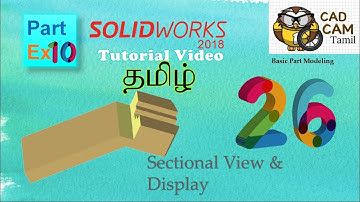 Solidworks | Tamil Tutorial 26 | Part Ex_10