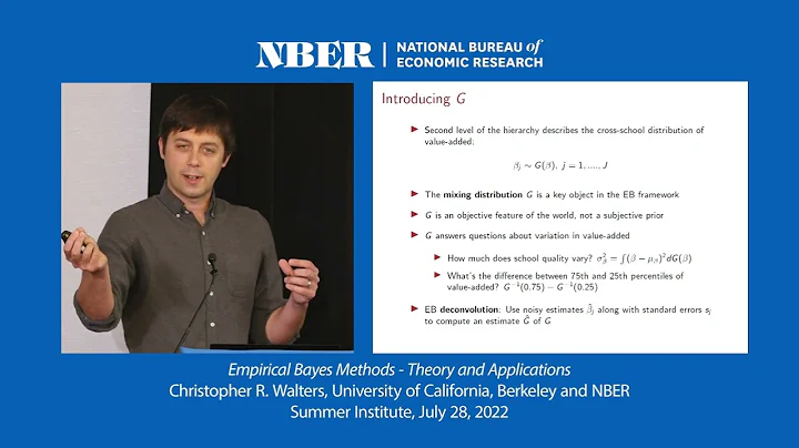 2022, Methods Lecture, Christopher Walters, "Empirical Bayes Applications"