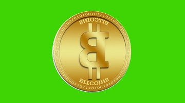 Golden Bitcoin Coin Rotating - 3D Animations FREE DOWNLOAD