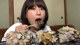 【晩酌】夏の終わりに活きの良いサザエを食べつくす【壺焼き】