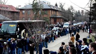 Joe Paterno Funeral Procession - Curtin Road