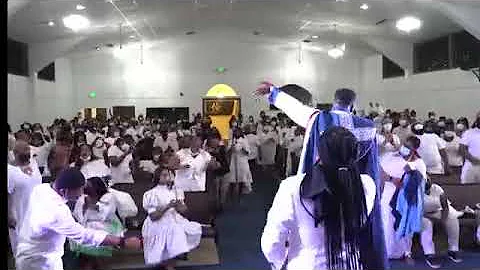 Bishop Brandon Jacobs and Elder Marissa Farrow Pra...