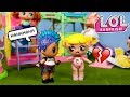 Barbie Dollhouse LOL Family School Morning Routine -  LOL Punk Poi Bullies Baby Goldie