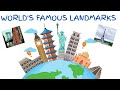Landmarks of the world  30 famous landmarks for kids   explore world for kids  famous landmarks