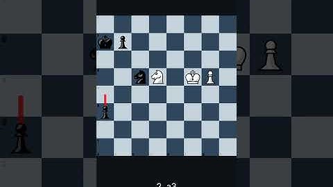 Expert Chess Endgame: Master the Quiet Move & Crush with Knights! 🔥 #chess #puzzle #chesspuzzle
