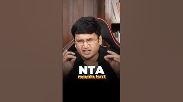 NOOB hai NTA 🤡🤬 | JEE 2025 | JEE 2026 #jeemains #nta #neet #scam