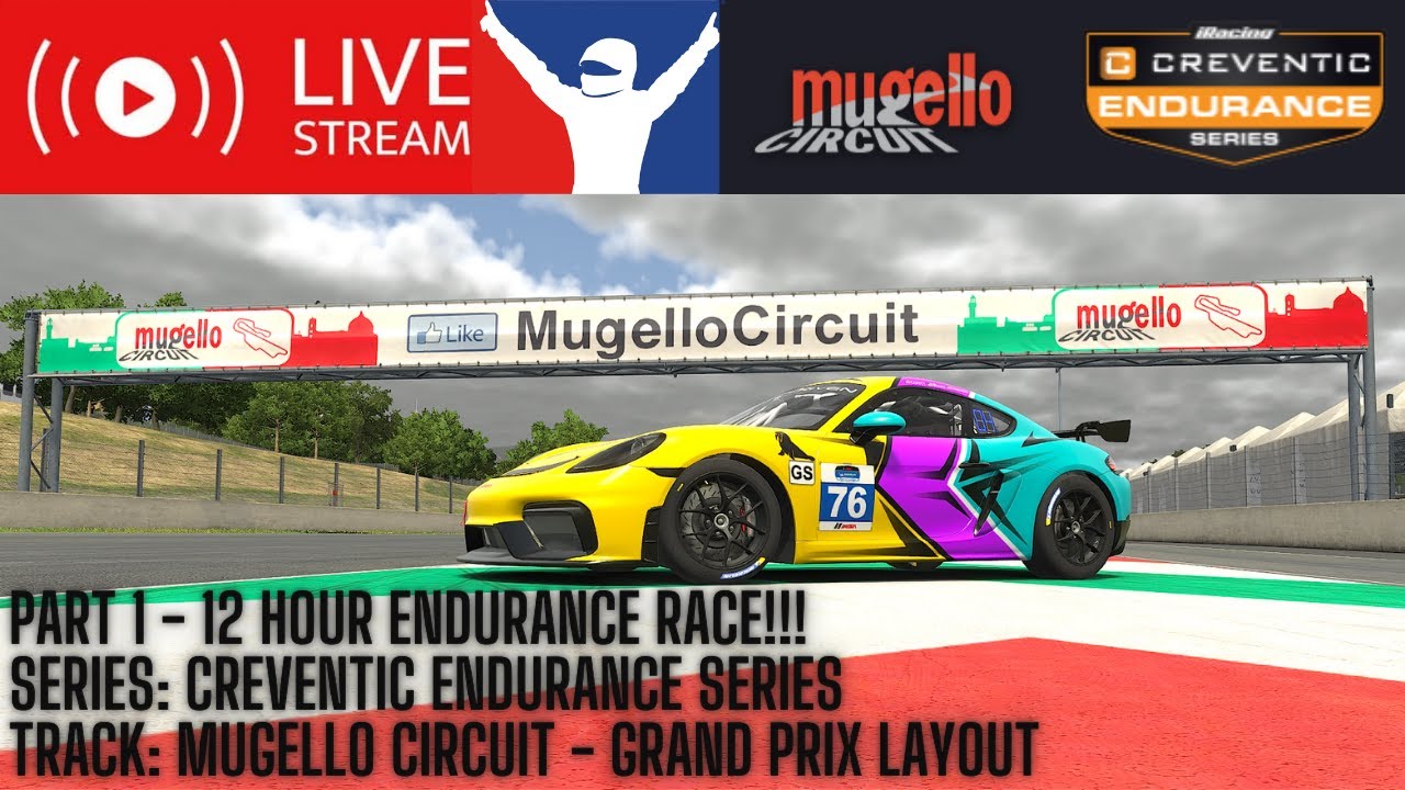 12 Hours at Mugello in the iRacing Creventic Endurance Series!!! Part 1 ...