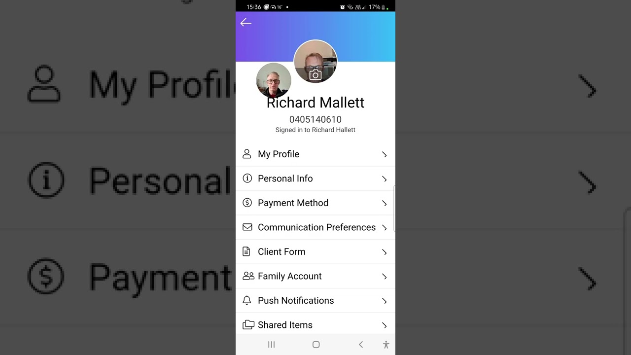 How to set up your preferred payment method in updated PTMinder app for refresh YOU
