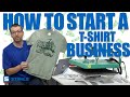 How to start a tshirt business at home  key things to know