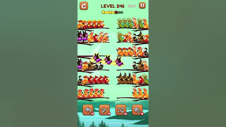 Bird Sort 2: Color Puzzle Level 246 #games #gaming #gameplay