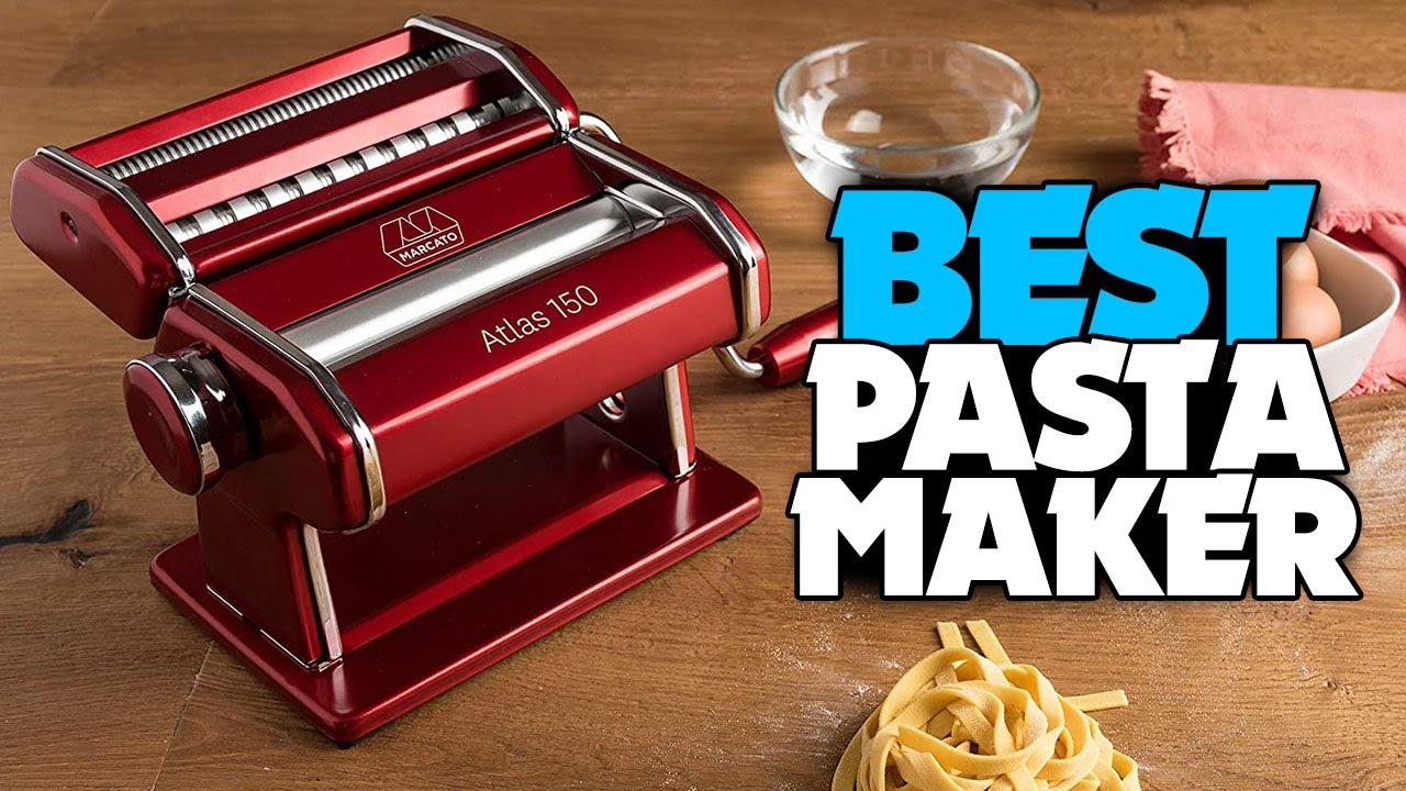 Atlas Marcato Red Pasta Machine, 150mm