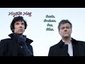 Lestrade and Sherlock are comedy gold (Mystic Meg and Giles)