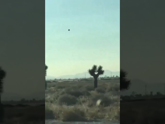 UFO sphere was spotted near El Mirage Airfield in California - USA - 2020