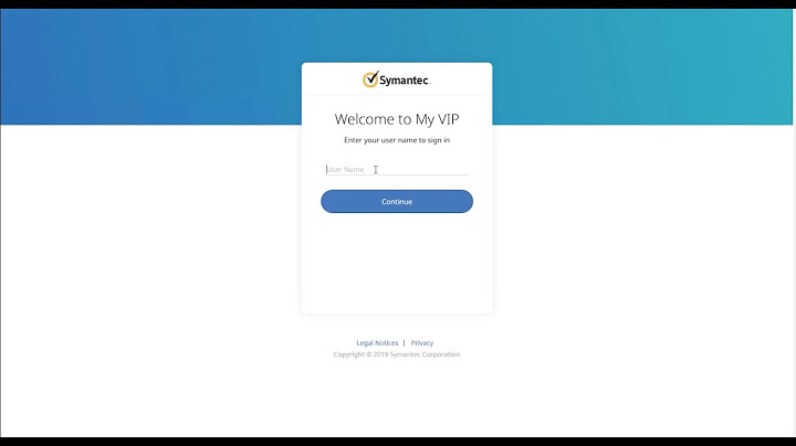 Symantec VIP Product Demo