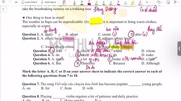 [ĐỀ THI CHÍNH THỨC] Đề Vào 10 VĨNH PHÚC 2025 – 2026 | Giải chi tiết & Dịch bài