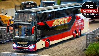 Unique exteme detailed RC BUS with incredible features - scale 1/14 - and RC Trucks & Construction! screenshot 4