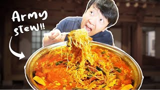 Korean ARMY STEW & Spicy SEAFOOD FEAST in Atlanta Koreatown