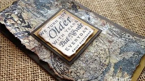 Creatively Crafty with Cindi McGee - Vintage Crack...