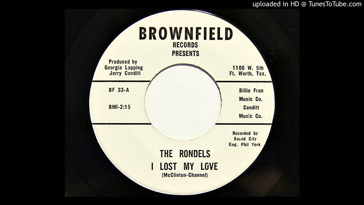 The Rondels - I Lost My Love (Brownfield 33) - YouTube