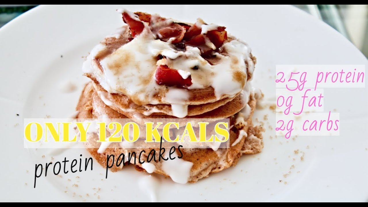 Protein pancakes without carbs & fat YouTube