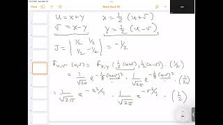 Lecture 14 part 3 - Sum and Difference of Independent Standard Normals