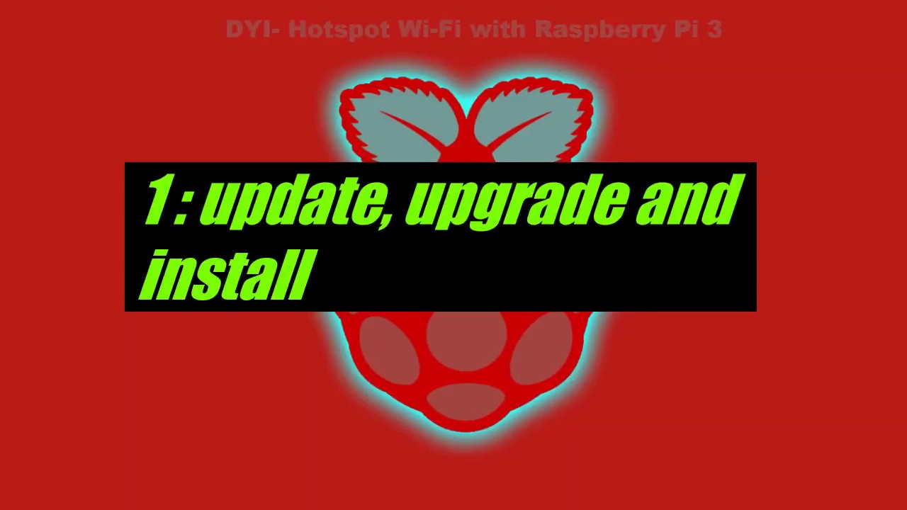 Hotspot Wi-Fi with Raspberry PI 3 - YouTube