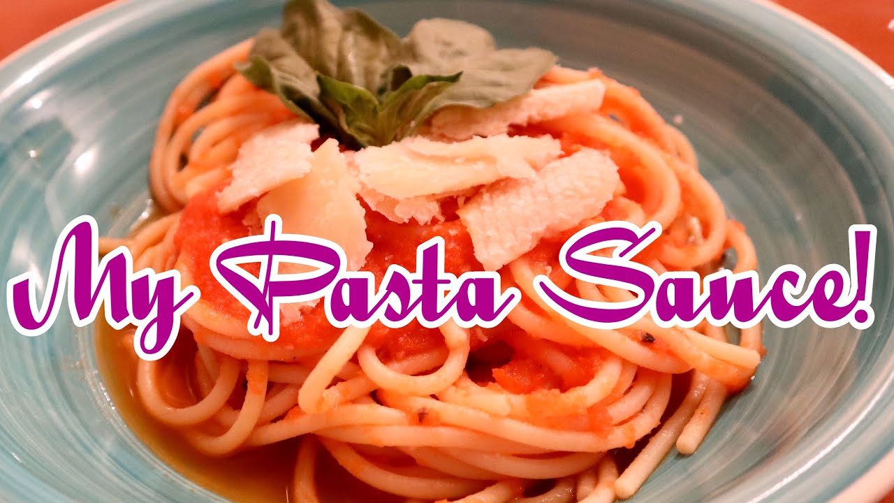 My Pasta Sauce! YouTube