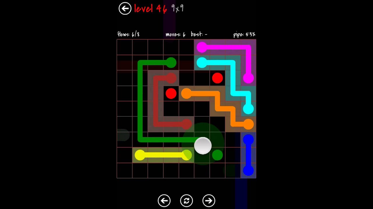 Flow Free - 9X9 Mania Walkthrough - Level 46