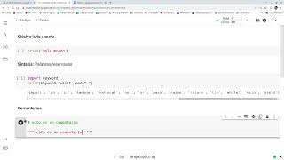Python 03 sintaxis