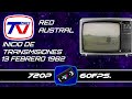 Inicio De Transmisiones TVN Red Austral Febrero 1982