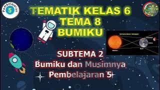 Kelas 6 Tematik : Tema 8 Subtema 2 Pembelajaran 5 (BUMIKU)