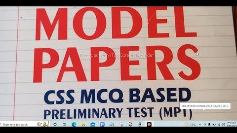 CSS-2023 MPT | Jahangir World Times Solved 15 Model Papers 4 | FPSC