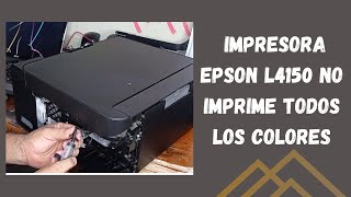 Impresora Epson L4150 no imprime todos los colores. Robin te ayuda