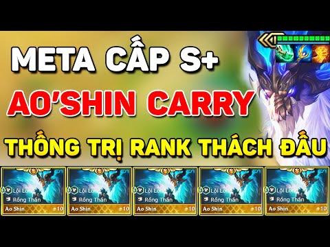 AO'SHIN CARRY ? META CẤP S+ MẠNH NHẤT Ở THỜI ĐIỂM HIỆN TẠI ĐỂ LEO RANK LÀ ĐÂY | GÂY BÃO RANK