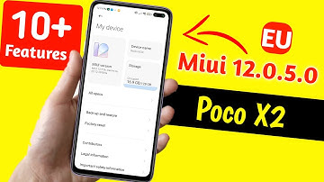 Miui Eu12.0.5.0 Poco X2 | Next level Features Miui 13