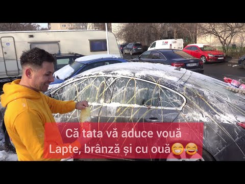 I AM DAT CU FĂINĂ SI OUĂ PE MASINA