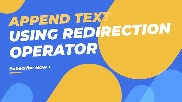 I just used the redirection operator twice to append text to a file, and this is what happened