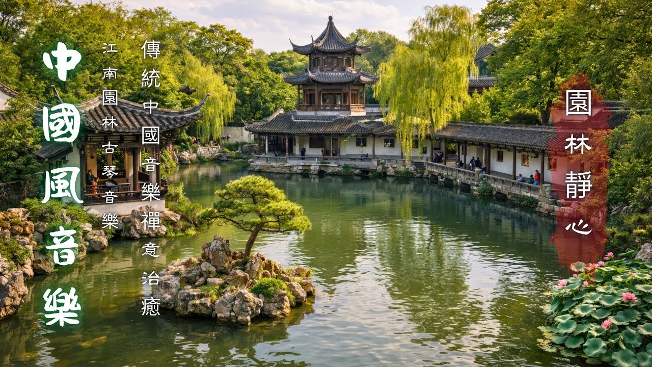 中國園林古琴 · 江南庭院 靜心冥想 | Chinese Garden & Guqin Music | Zen Relaxation