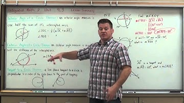 Integrated Math 2 Unit 9.3 Lesson Summary
