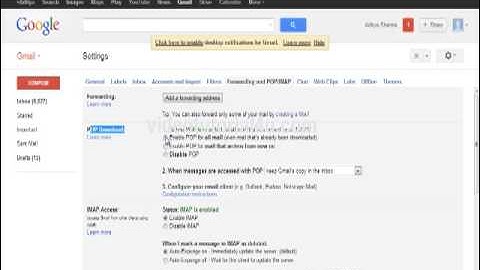 Enable email forwarding pop imap mails how to enable pop3 in outlook