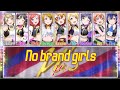 No brand girls  s full engrom lyrics  color coded  love live