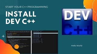 Dev c++ installation on Windows || Writing a C++ Program