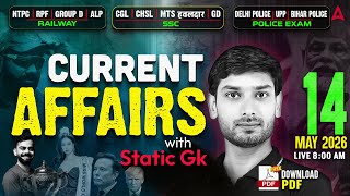 Current Affairs Today | 14 May Current Affairs 2026 | UP Police Current Affairs | By Ashutosh Sir