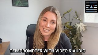 Teleprompter with video & audio Android Application screenshot 2