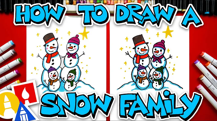 How To Draw A Snow Family