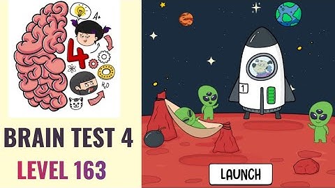 🧠 Brain Test 4 Level 163 | Astrodog must find a way to launch his rocket ship | Walkthrough