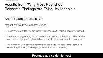7 Publication Bias: Why Most Published Research Findings are False: Part II (FR)