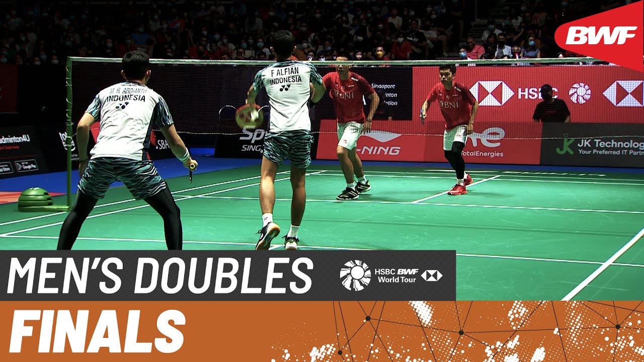 Singapore Open 2022 | Alfian/Ardianto (INA) [4] vs. Carnando/Marthin (INA) | F