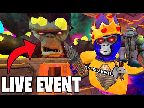 Gorilla Tag GIANT MONKUS Attack? (Full Drill Live Event)