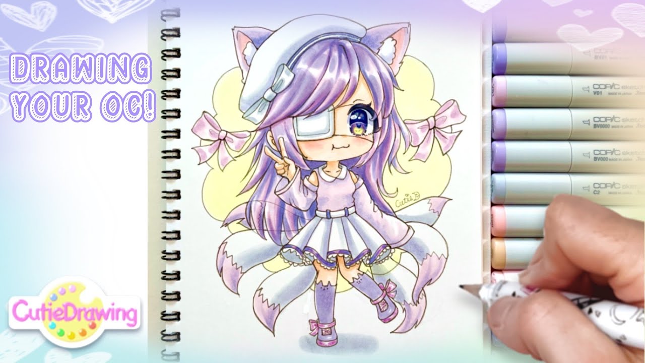 Gacha life girl oc's  Chibi girl drawings, Club design, Kawaii art